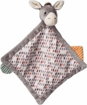 Mary Meyer Lovey Stuffed Animal Security Blanket Plush Soft Snuggle Toy, 9 x 9-Inches, Dusty Donkey
