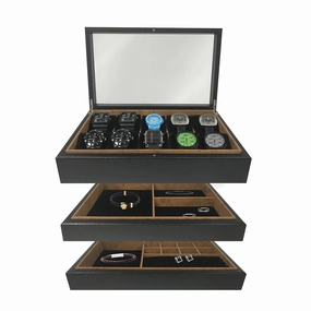 Mens Jewellery & Watch Organiser Set