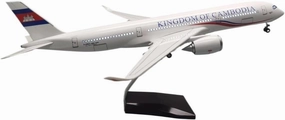 Metal Aircraft Model for Cambodian A350 Scale 47CM Plane Model Building Kit Airplane Model Lightst Able Aviation Enthusiasts(NO Light)