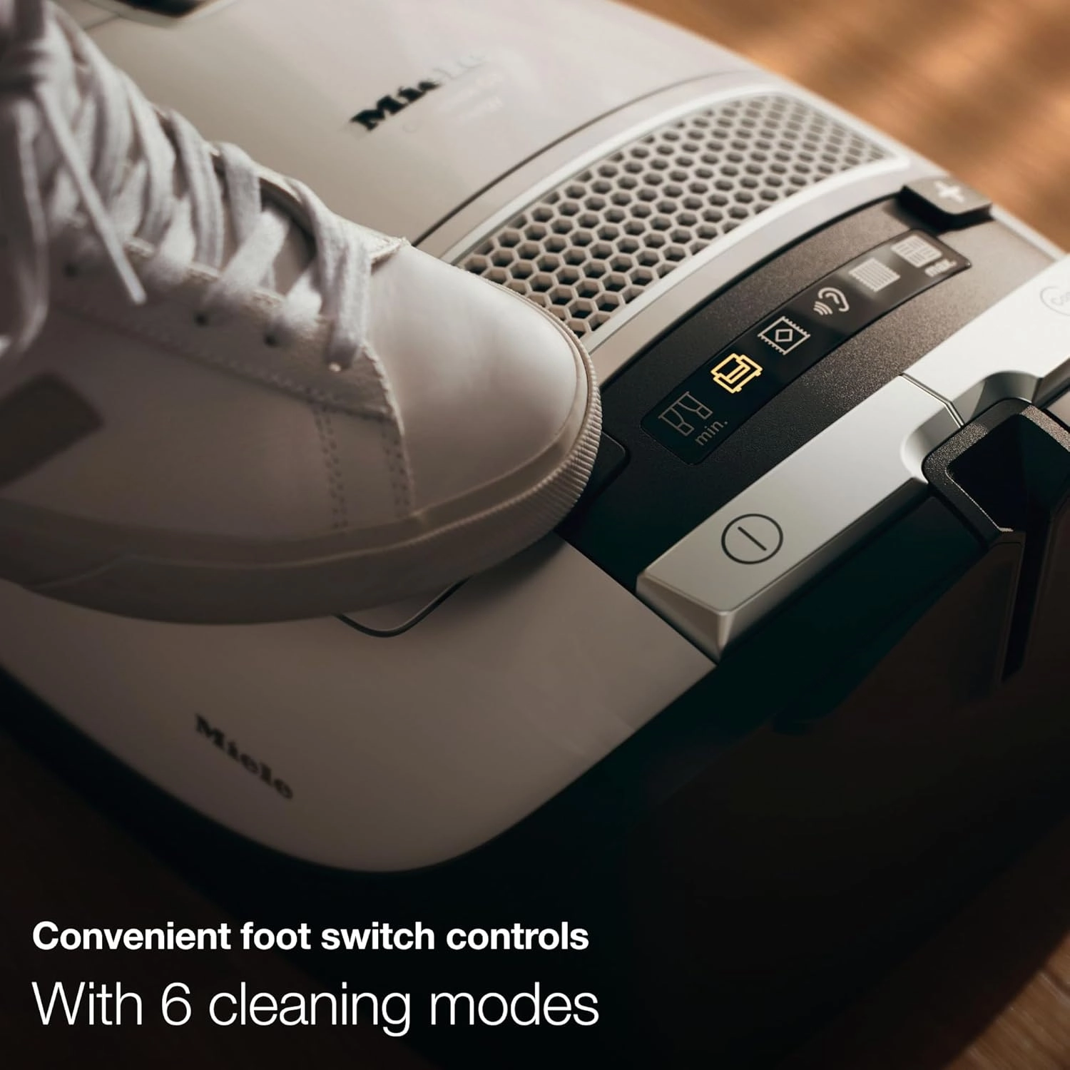 Miele Complete C3 Kona Powerline Vacuum Cleaner for Heavy Duty Carpets, in Obsidian Black