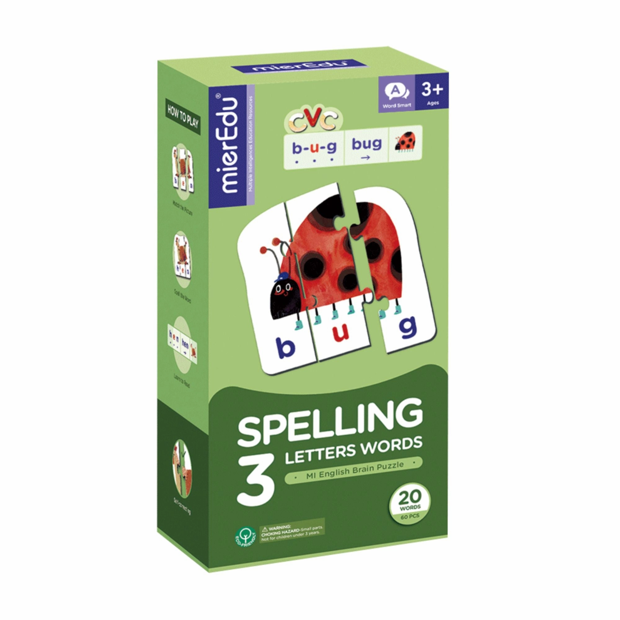 MierEdu Spelling 3 Letters Words Puzzle