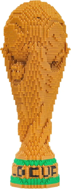 Mini Building Block Sets - World Cup Trophy Model, 4000  Pcs Architecture Sets for Adults&Teens, Best Architectural Gift for 14  Teens and Soccer Enthusiasts