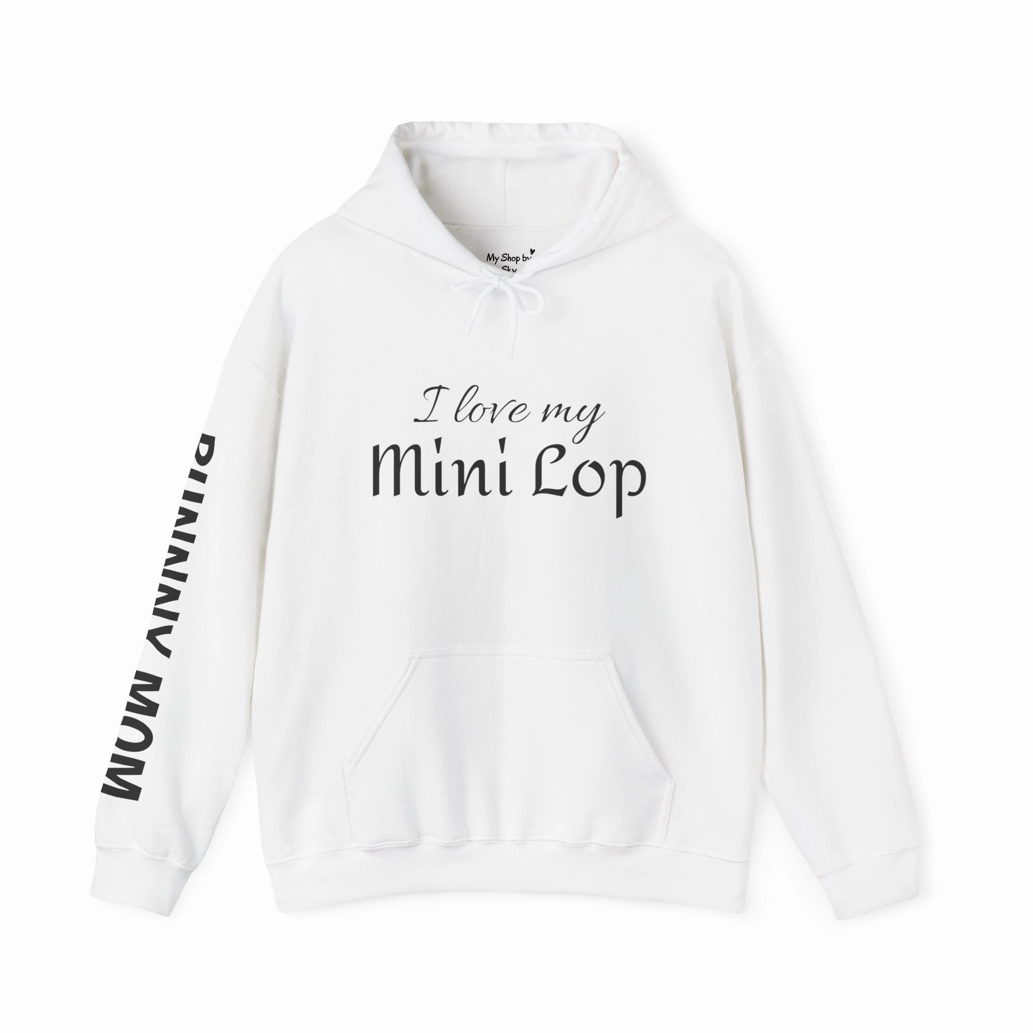 Mini lop bunny mom hoodie