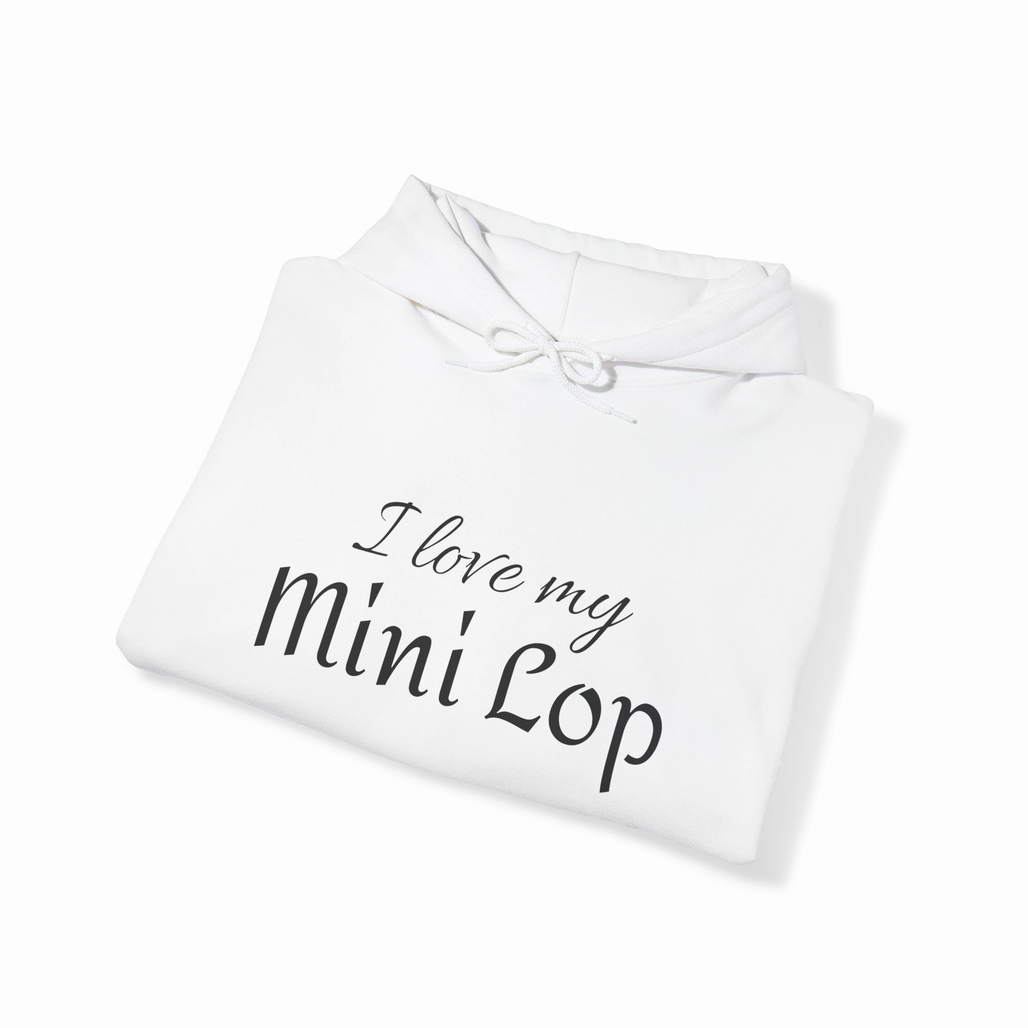 Mini lop bunny mom hoodie