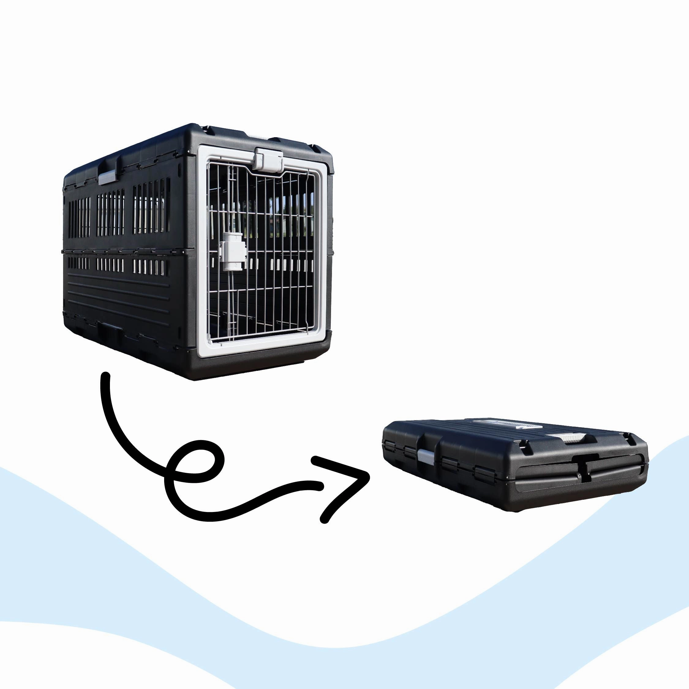 Mirapet Large Collapsible Crate