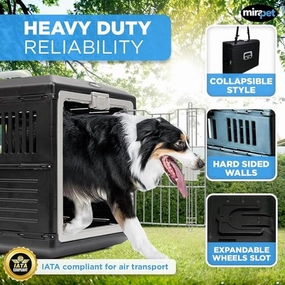 Mirapet Large Collapsible Crate