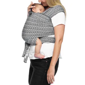 Moby Baby Wrap Carrier Evolution by Petunia Pickle Bottom for Newborns to Toddlers (8-33lbs), Infant Sling Carrier, Hands Free Design, Adjustable for All Body Types (Starry Nights of Salvador)