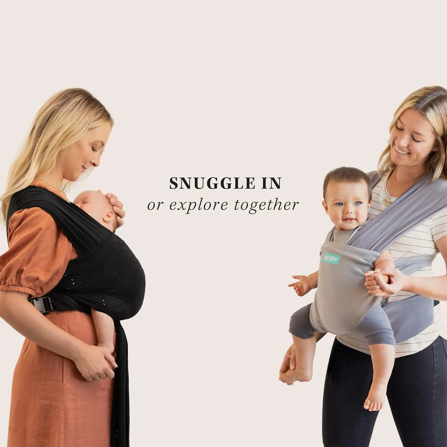 MOBY Easy Wrap Carrier by Petunia Pickle Bottom - Black Eyelet