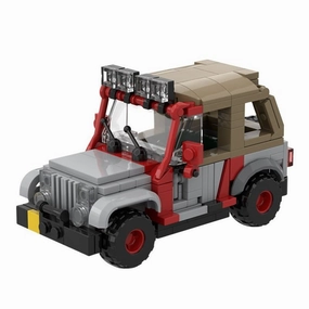 MOC NON  NEW Jurassic Era Dinosaur Urassic Staff Jeeped MOC Building Blocks Bricks Cretaceous Figures Bricks Sets Toys