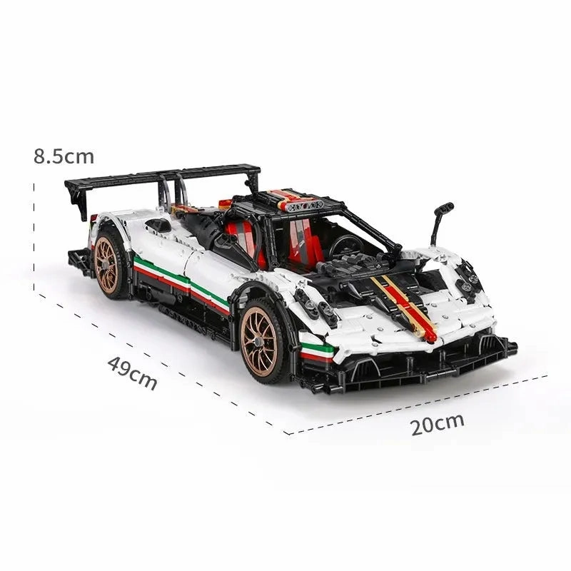 MOC Supercar Pagani Zonda R Racing Car Bricks Toy 13060