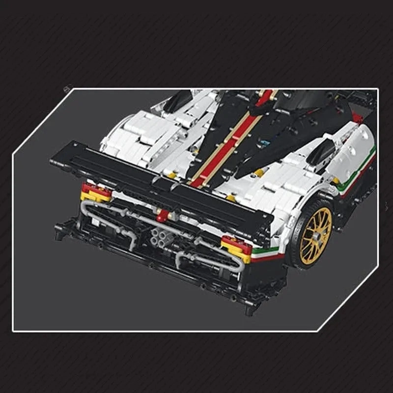 MOC Supercar Pagani Zonda R Racing Car Bricks Toy 13060
