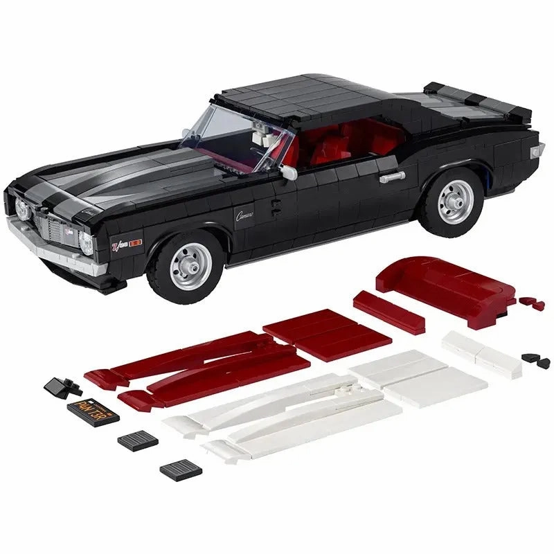MOC Technical Expert 1989 Chevrolet Camaro Car Bricks Toys