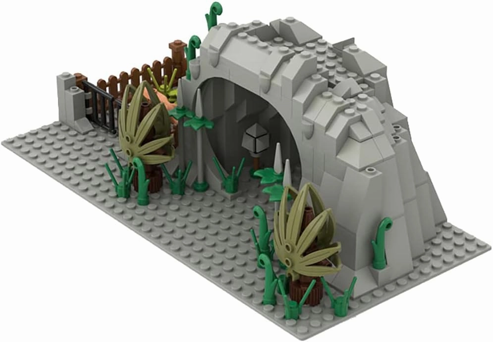 Montain Cave Building Blocks War Building Bricks Kit DIY Building Set Compatible All Major Brands (#3)