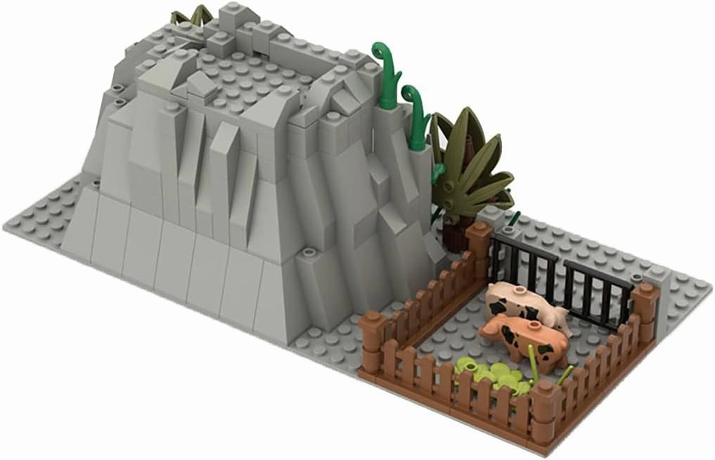 Montain Cave Building Blocks War Building Bricks Kit DIY Building Set Compatible All Major Brands (#3)