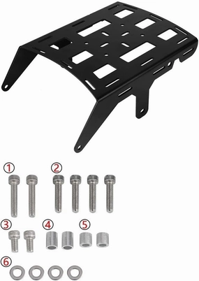 Motorcycle Cargo Rack Rear Luggage Racks for DR650 DR 650 1990-2023 2024 Motorcycle Storage Bag Box Shelf Bracket Tail Shelf Support