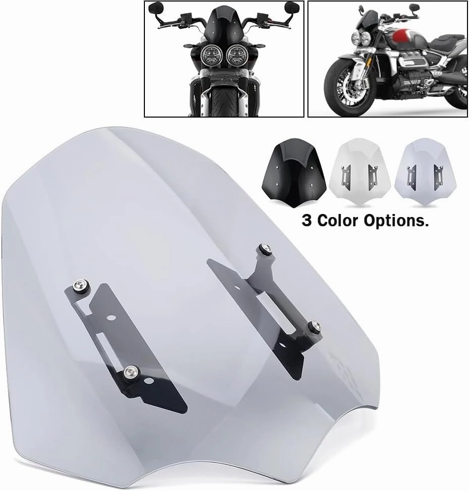 Motorcycle Tank Pad Protector Motorcycle Windscreen Windshield for Rocket 3 3R GT 2020 2021 2022 Wind Deflector