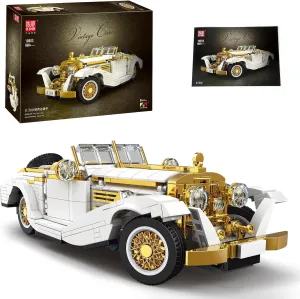 MOULD KING 10003 Technology Vintage Car Model, Build Your Own Racing Car, 868 Pieces, Ages 8 