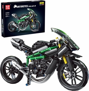 Mould King Motorcycle Building Sets, 23002 Motorcycle Model Kits, Superbike Blocks Kits Toys, Collectible Motorbike Model for Adults Boys and Kids (639 PCS)