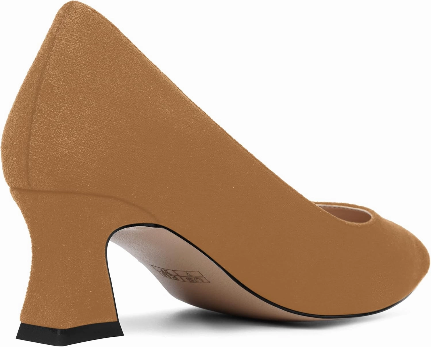 MOVINSTEPS Womens Slip On Dress Suede Pointed Toe Bridal Kitten Low Heel Pumps Shoes 2 Inch