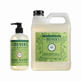 MRS. MEYER'S CLEAN DAY Liquid Hand Soap Variety Pack Scent, 33 OZ Refill   12.5 OZ, 1 CT (Iowa Pine)