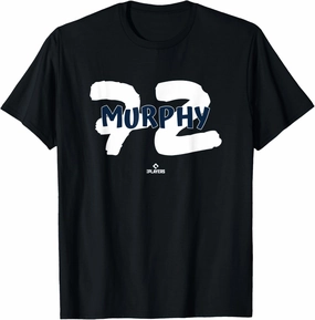 Name and Number Chris Murphy Boston Baseball MLBPA T-Shirt