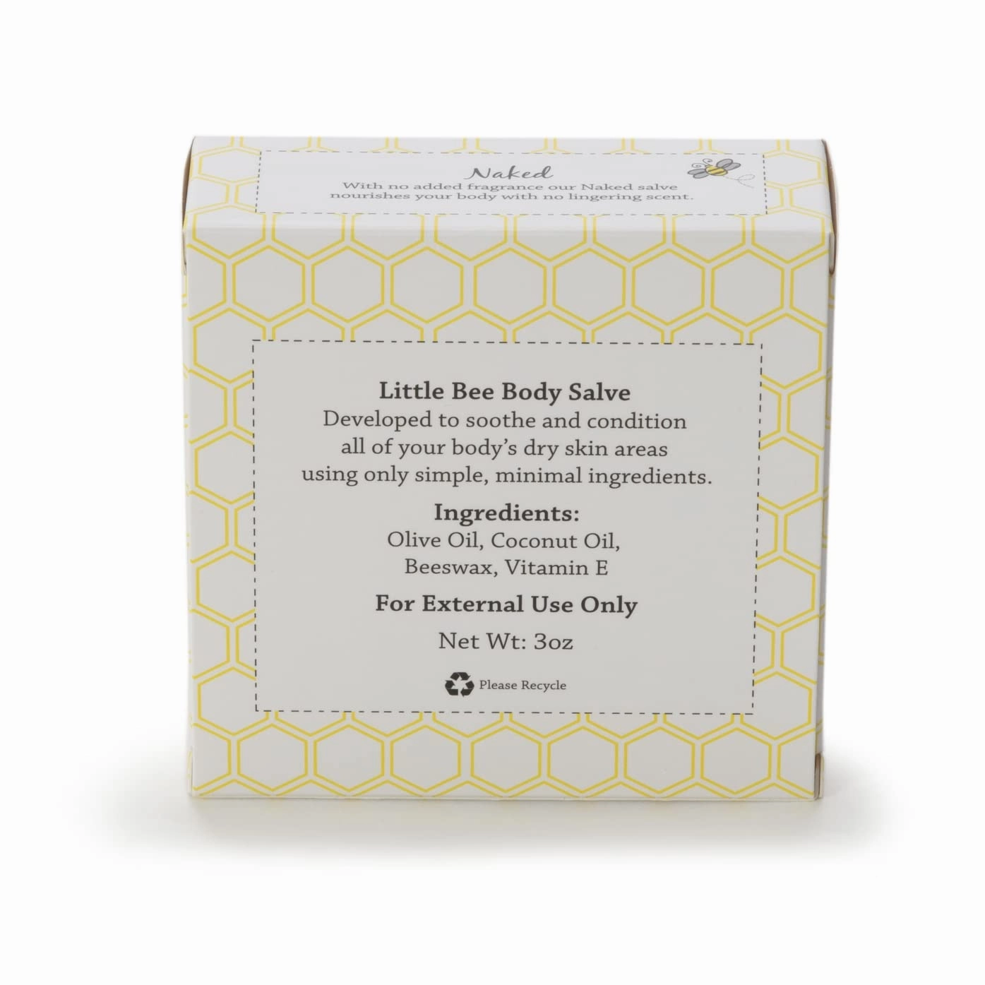 Natural Beeswax Body Salve - Unscented (Great For Pet Paws As Well)