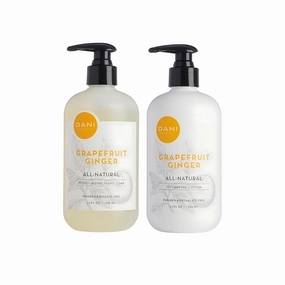 Naturals Grapefruit Ginger Summer Gift Set – Moisturizing Hand Wash (12 oz) & Hydrating Hand & Body Lotion (12 oz) – 15% Off