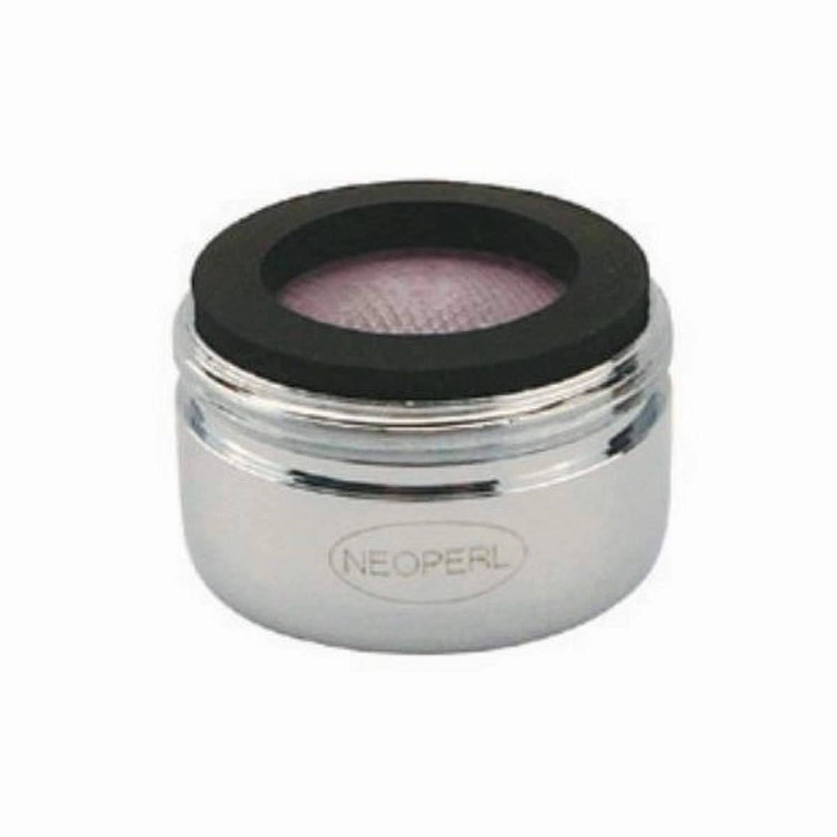 Neoperl 14 5700 5 PCA Perlator HC California Economy Flow Male Aerator, 1.2 GPM, Small, Aerated, Honeycomb Screen, Pink/Clear Dome, 13/16"-27 Threads, Chrome, Brass