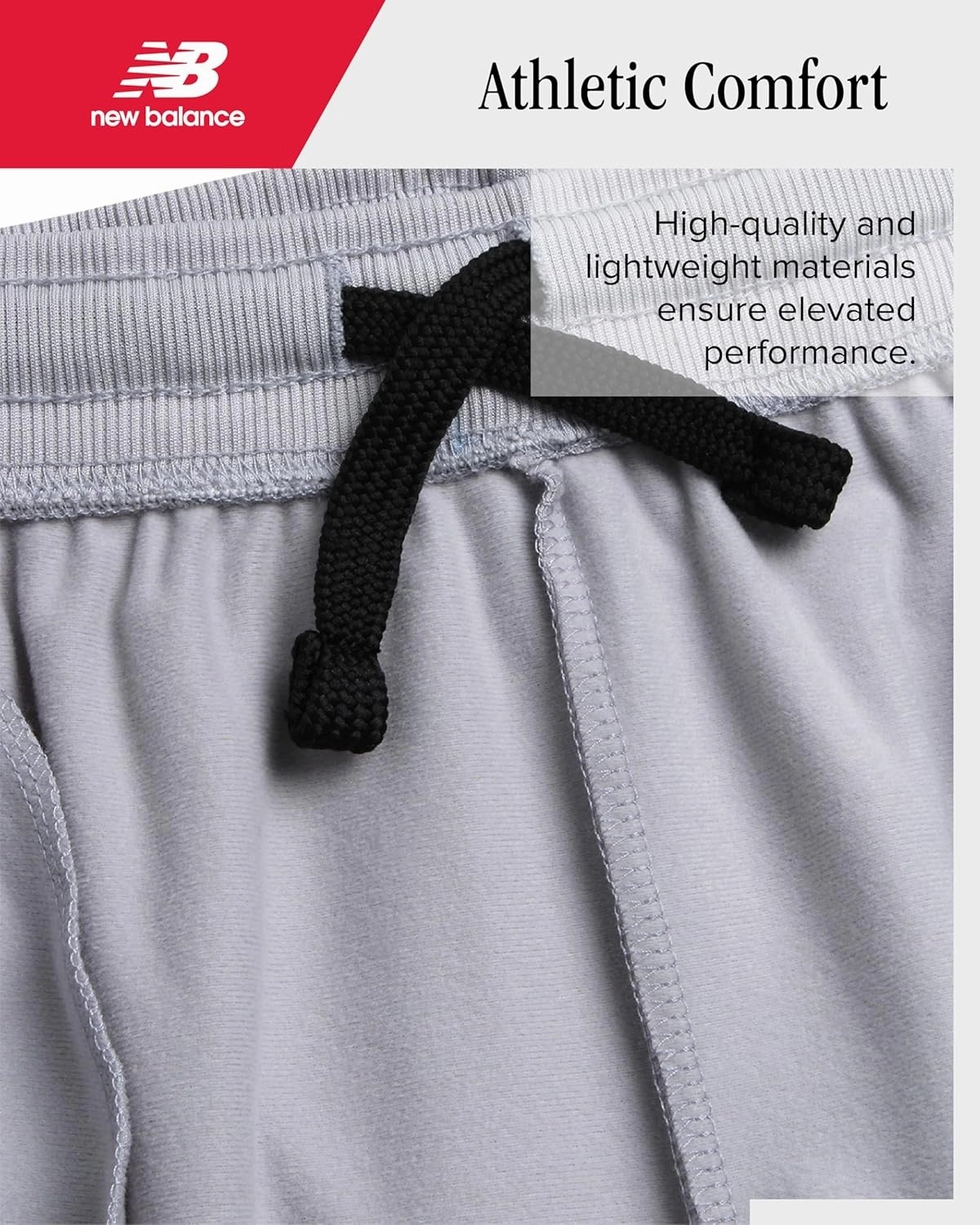 New Balance Boys Sweatpants - Stretch Performance Tricot Activewear Boys Joggers Athletic Pants with Zip Pockets (Size: 8-20)
