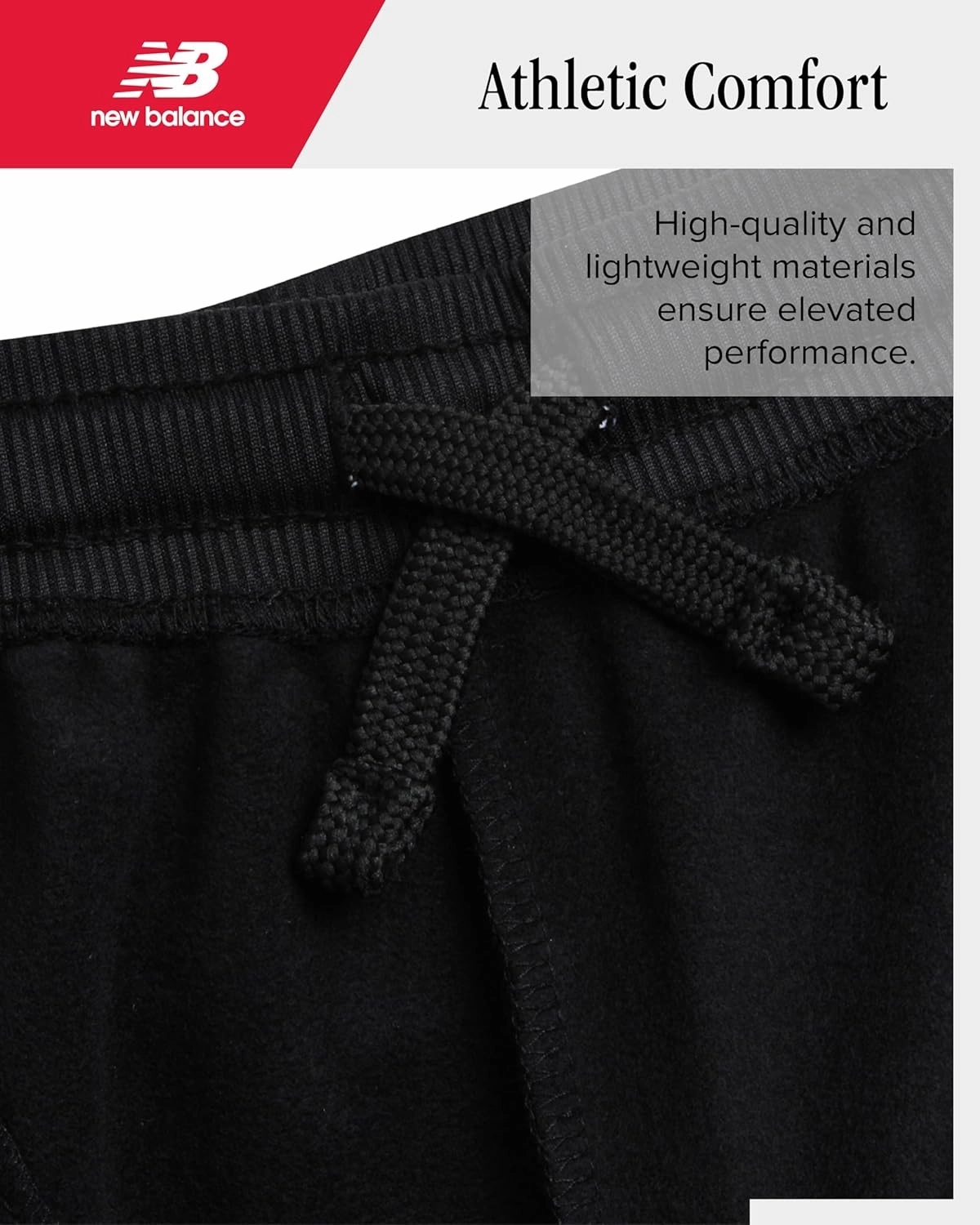 New Balance Boys Sweatpants - Stretch Performance Tricot Activewear Boys Joggers Athletic Pants with Zip Pockets (Size: 8-20)
