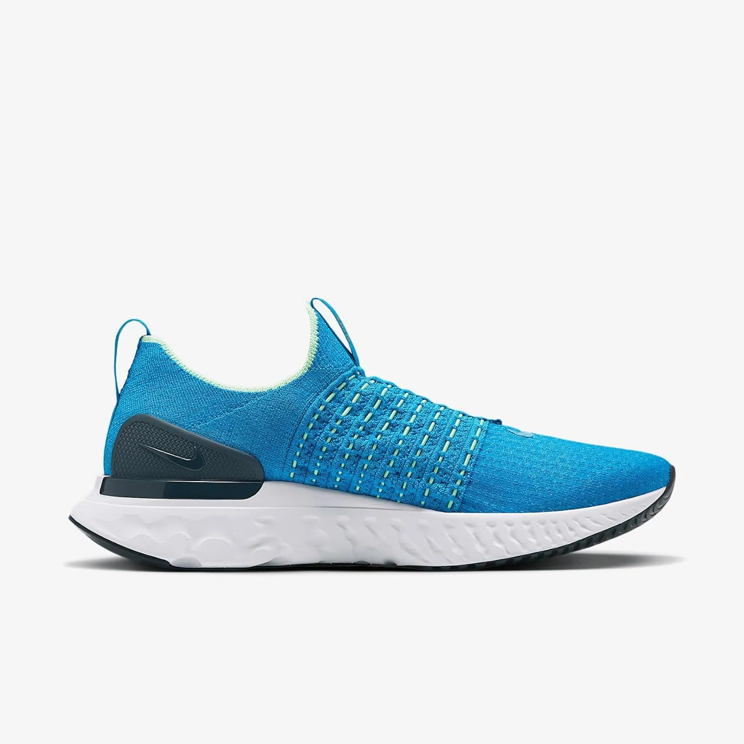 Nike React Phantom Run Flyknit 2 Men's Road Running Shoes (CJ0277-402, Blue Orbit/Vapor Green/Deep Ocean/Blue Orbit)