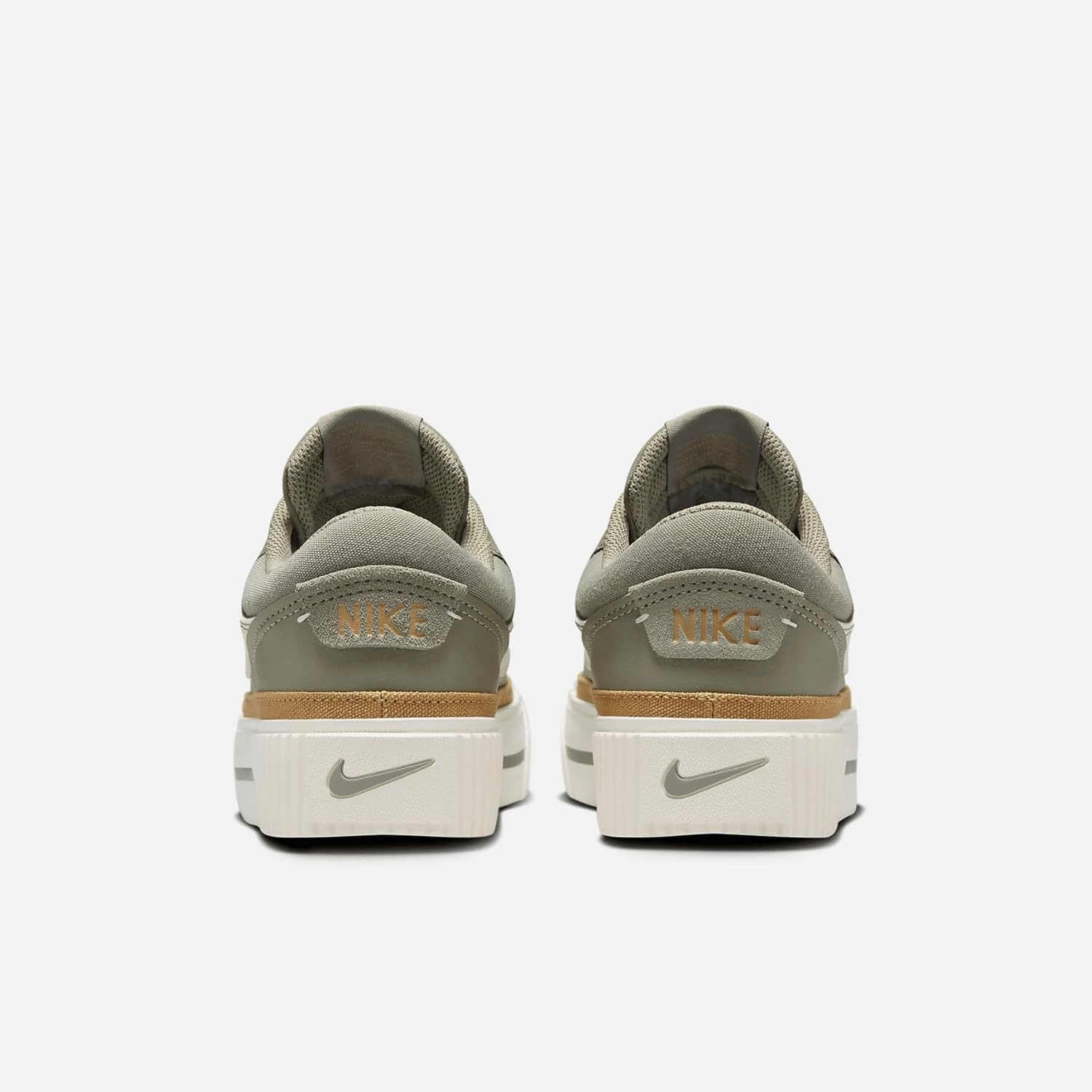 Nike Court Legacy Lift Women's Shoes (DM7590-300, Light Army/Flax/Dark Stucco/Sail)