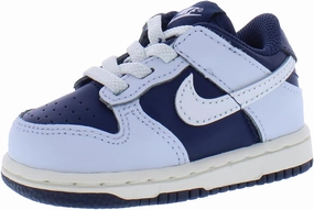 Nike Dunk Low Baby/Toddler Shoes (FB9107-002, Football Grey/Midnight Navy/Summit White) Size 6