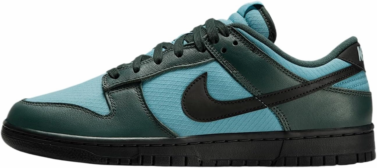 Nike Dunk Low Retro SE Men's Winterized Shoes (FZ3052-300, Vintage Green/Denim Turquoise/Anthracite/Black)