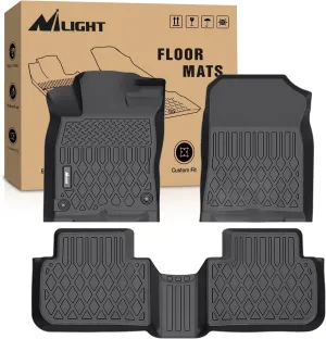 Nilight TPE Floor Mats for Honda Civic 2022 2023 2024 2025 / Acura Integra 2023-2025,All Weather Custom Fit Heavy Duty Floor Liners