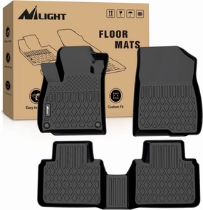 Nilight TPE Floor Mats for Mitsubishi Outlander PHEV 2023 2024 2025 All Weather Custom Fit Heavy Duty Floor Liners