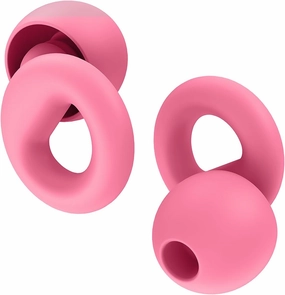 Noise Canceling Earplugs for Sleep and Concentration– New Flexible Earplugs for Better Attenuation–2 Pair Reusable –Deal for Side Sleepers &Noise Sensitive Person – 27dB Noise Cancellation–Dark Pink