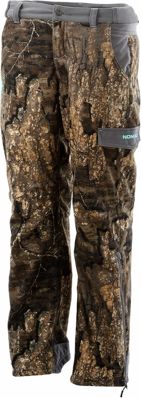 Nomad Women's Standard Harvester Wind Water Resistant High-Performance Camo Hunting Pants