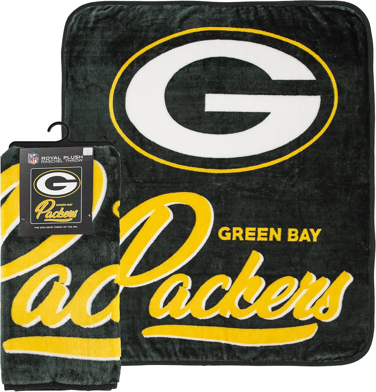 NORTHWEST NFL Unisex-Adult Raschel Throw Blanket