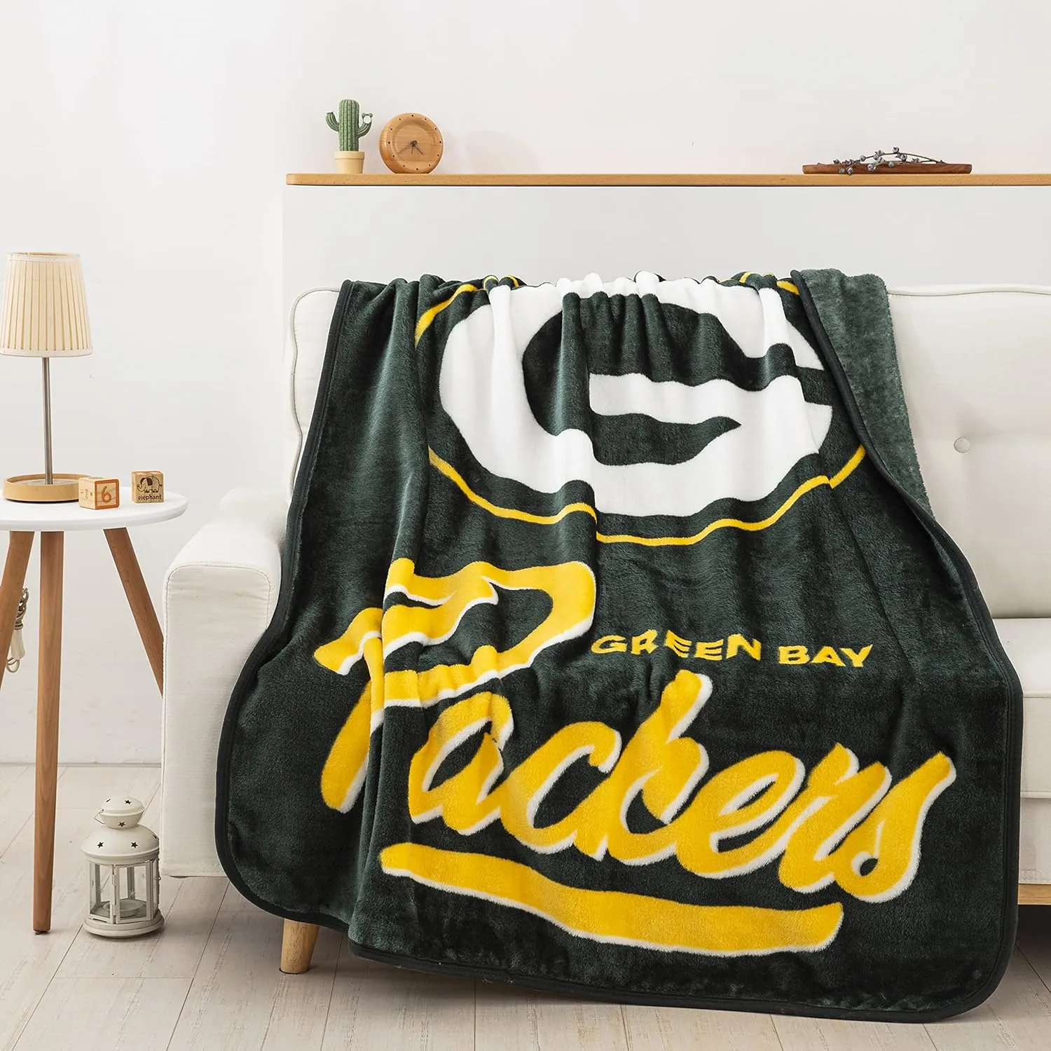 NORTHWEST NFL Unisex-Adult Raschel Throw Blanket