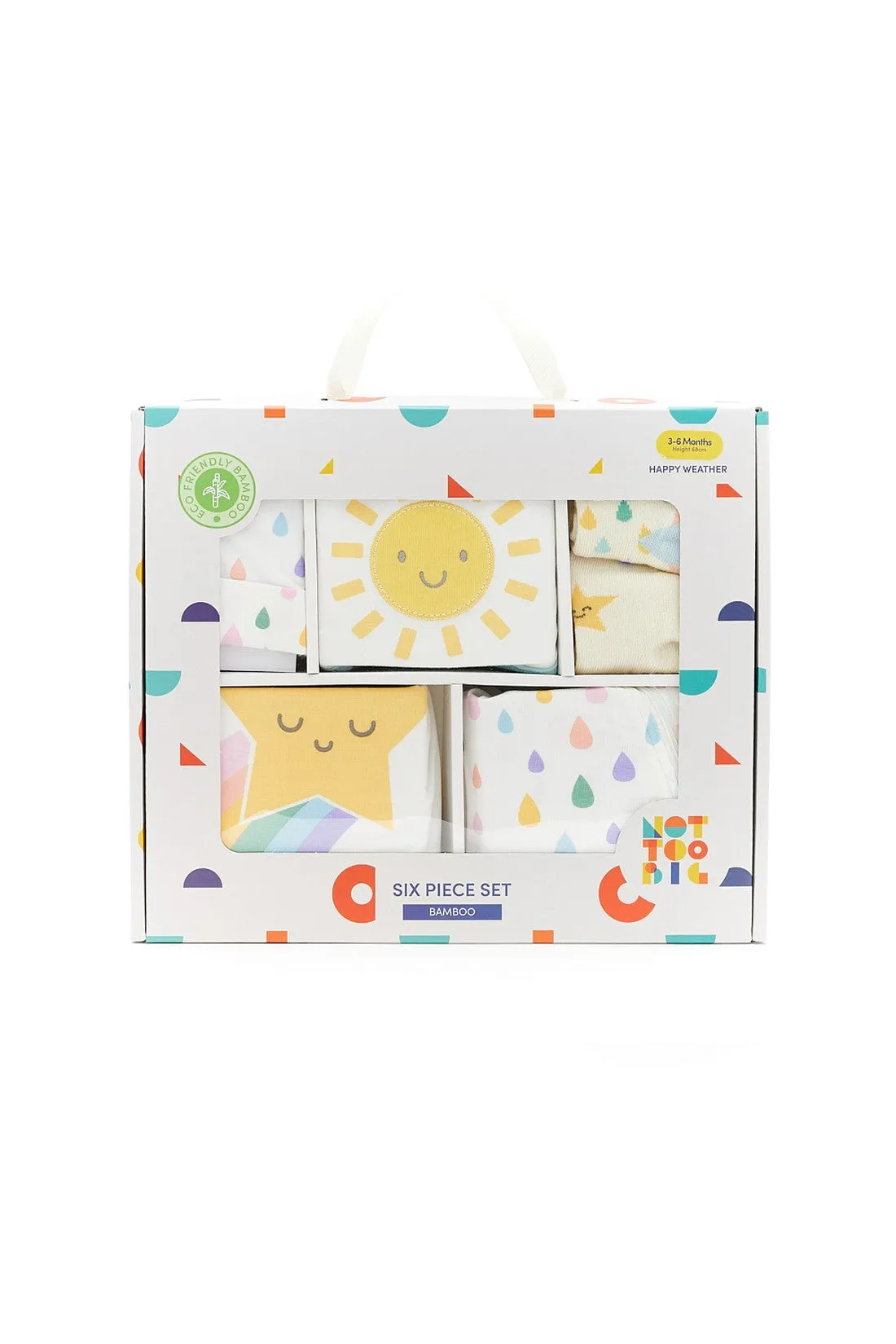Not Too Big Happy Weather Bamboo Gifting Set - 6 Pack