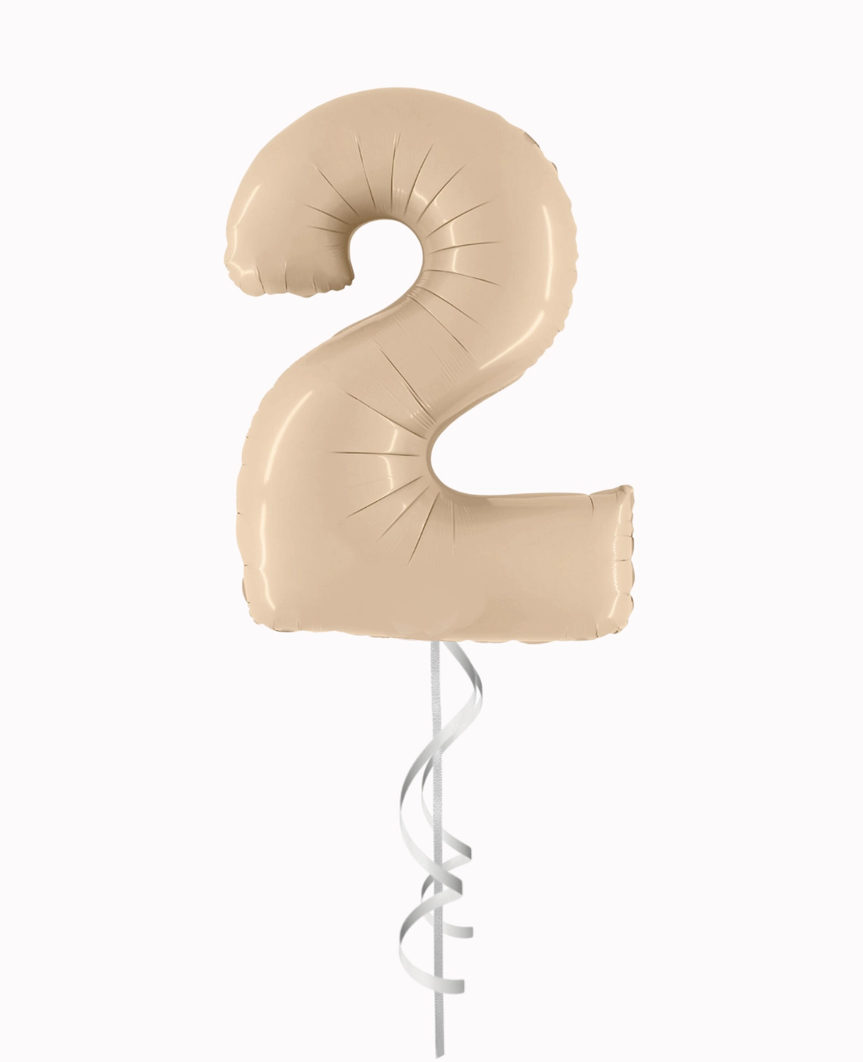 Number Balloon - Beige