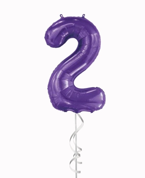 Number Balloon - Purple