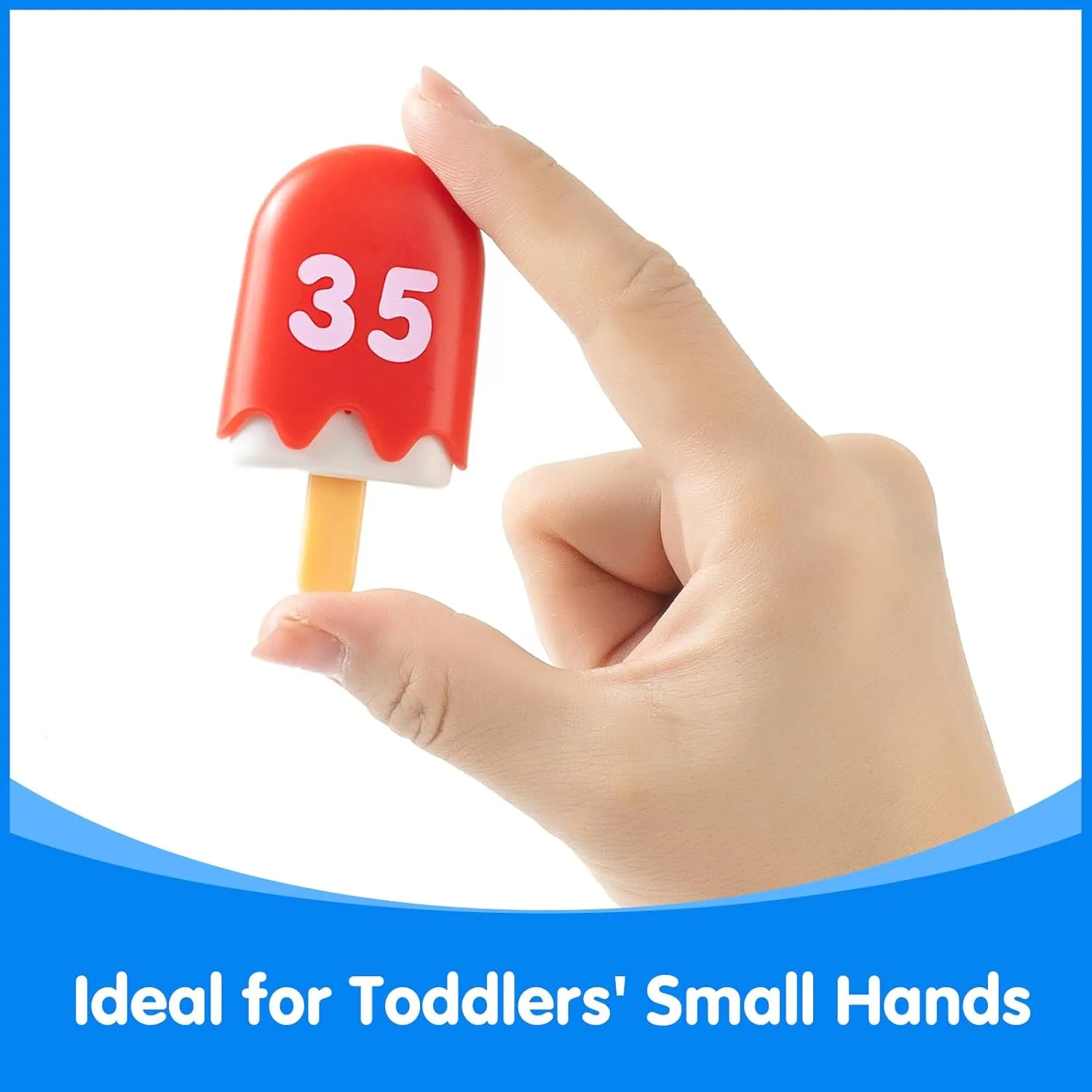Numbers 21-40 Popsicles – Engaging Number Toys for Kids Ages 3-5 to Learn Numbers & Enhance Skills