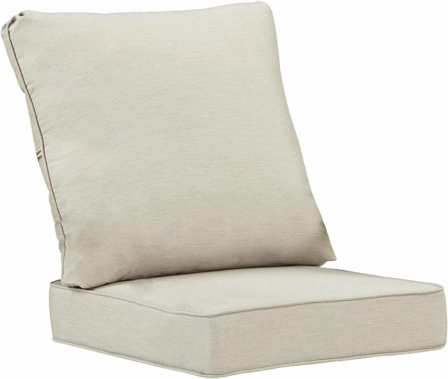 Oakland Living 26 x 24 Grey Outdoor Patio Deep Seating Cushion Set in Light Ties