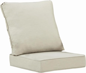 Oakland Living 26 x 24 Grey Outdoor Patio Deep Seating Cushion Set in Light Ties