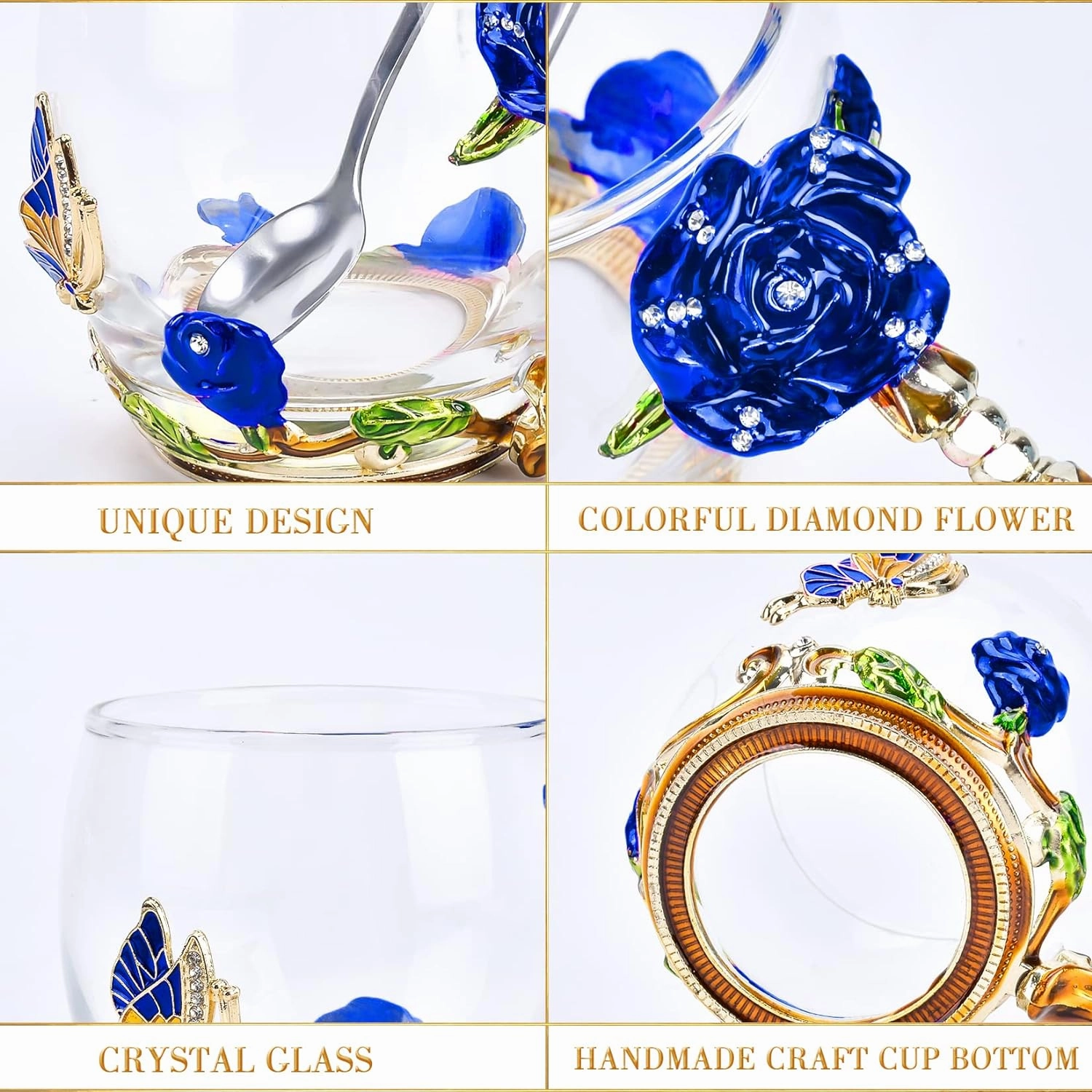 OEAGO Unique Gifts for Women Mom Coffee Mugs Gifts for Women Birthday Unique Blue Tea Cup Gifts for Women Who Have Everything Womens Gifts for Christmas