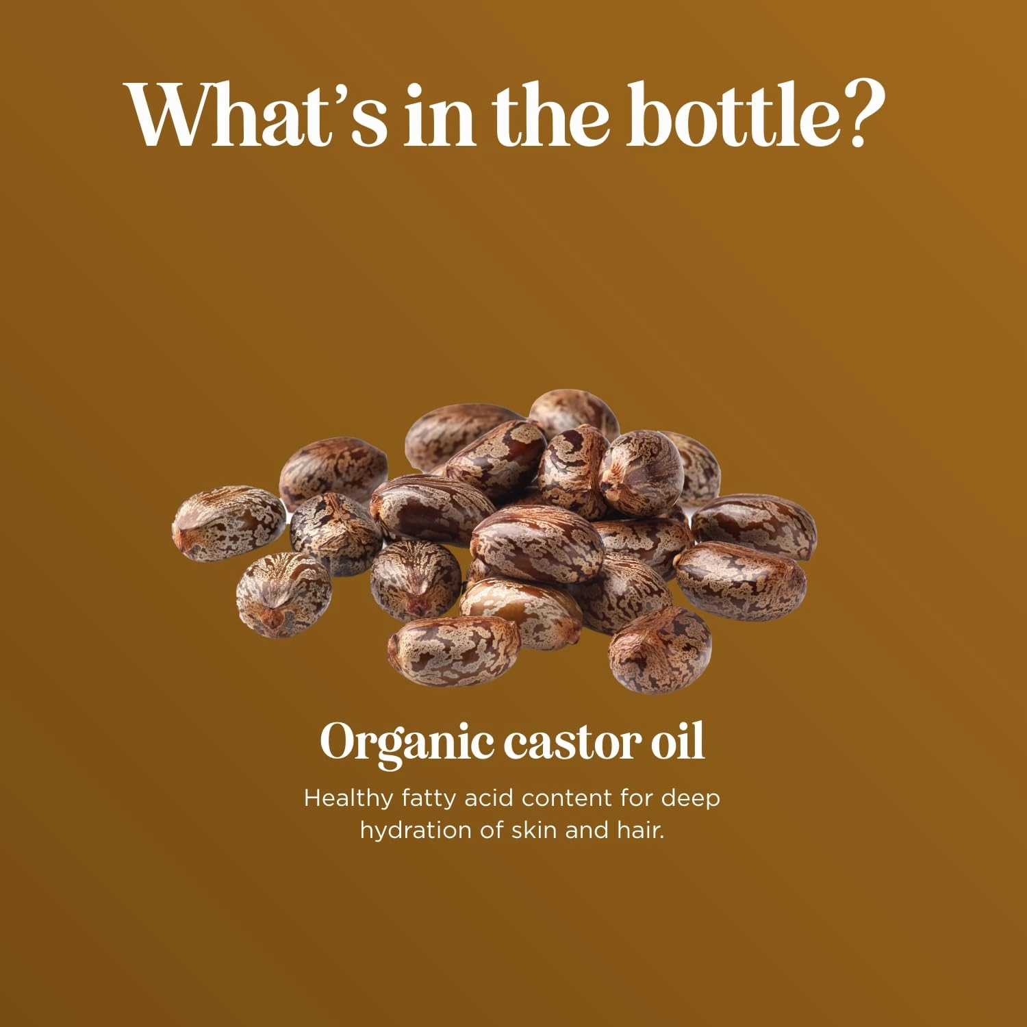Organic Castor Oil Hexane Free - USDA Organic Castor Oil for Body Detox Hair Growth & Skin Care - Extra Virgin Organic Hair Oil for Dry Damaged Hair and Carrier Oil for Essential Oils Mixing (16oz)
