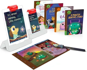 Osmo - Reading Adventure - Advanced Reader for iPad & iPhone   Access to 4 More Books - Ages 5-7 - Builds Reading Proficiency, Phonics, Fluency, Comprehension & Sight Words Base Required US ONLY