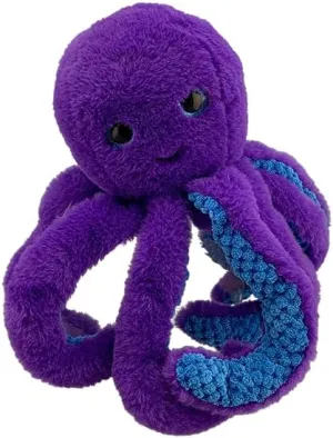 Otto The Octopus, 8 Inch, Purple & Blue, Sea Creature Plush Toy, Adorable Ocean Animal for Kids & Toddlers, Cuddly Mini Stuffed Companion for Travel, Gifting & Nursery Decor